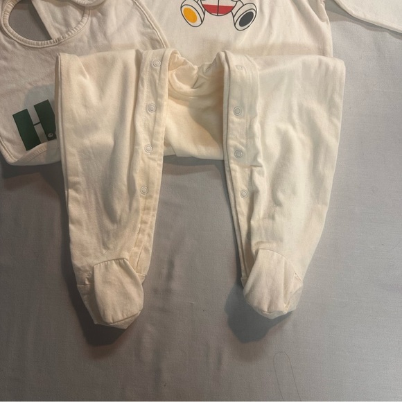 Hudson Baby HBC Stripes - NWT - White and Multicolor Matching Set - Picture 4 of 9